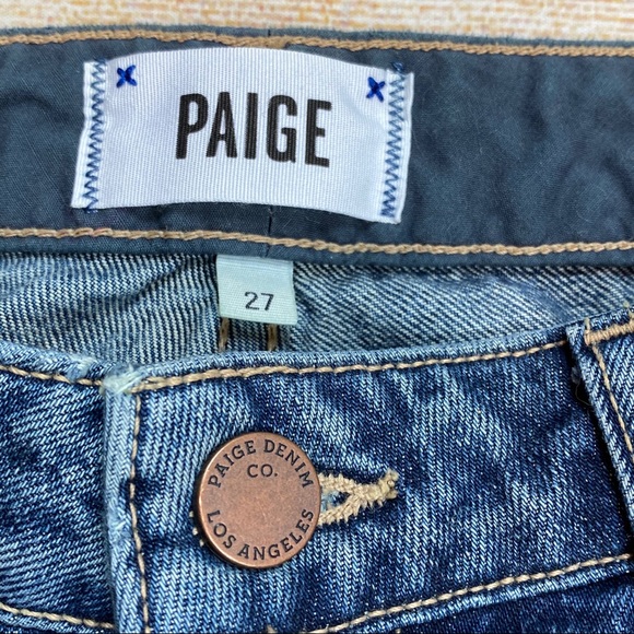 Paige Porter boyfriend jeans in Toren wash 27 - Picture 5 of 8